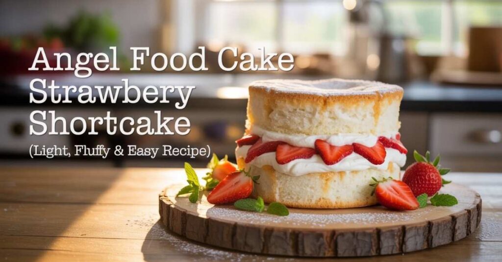 Angel Food Cake Strawberry Shortcake