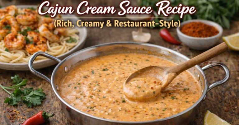 Cajun cream sauce recipe