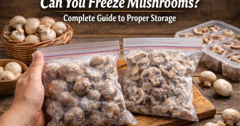 Can you freeze Mushrooms