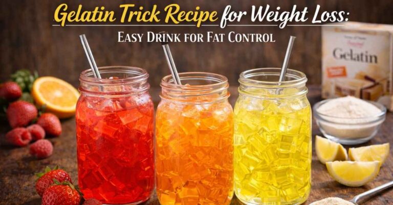 Gelatin Trick Recipe for weight loss