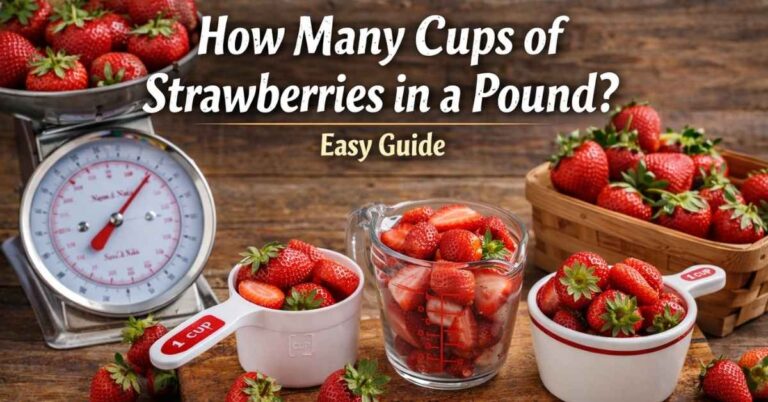 How many cups of strawberries in a pound
