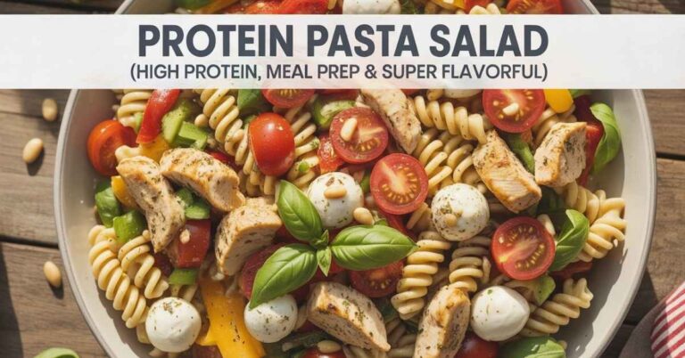 Protein pasta salad