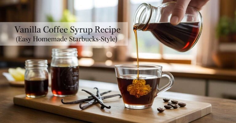 Vanilla coffee syrup