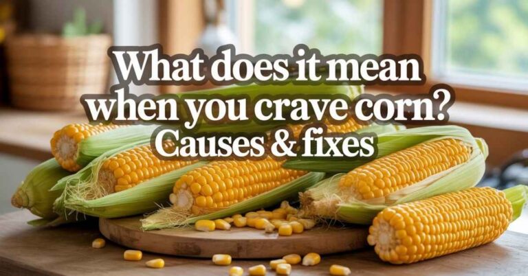 What Does It Mean When You Crave Corn?