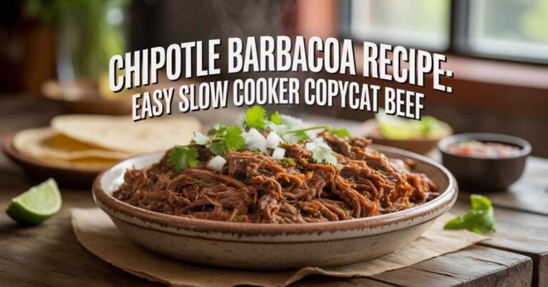 Chipotle Barbacoa Recipe