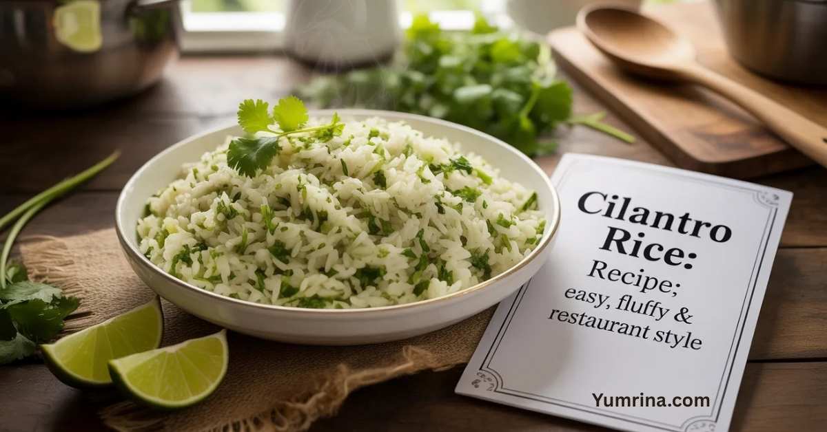 Cilantro Rice Recipe: Easy, Fluffy & Restaurant Style