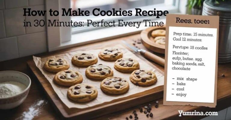 How to make cookies recipe
