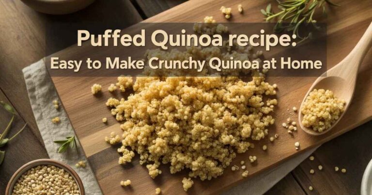 Puffed Quinoa Recipe